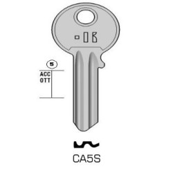 CA5S - CLES PLATES ACIER KEYLINE S/CS207 J/CI-IL