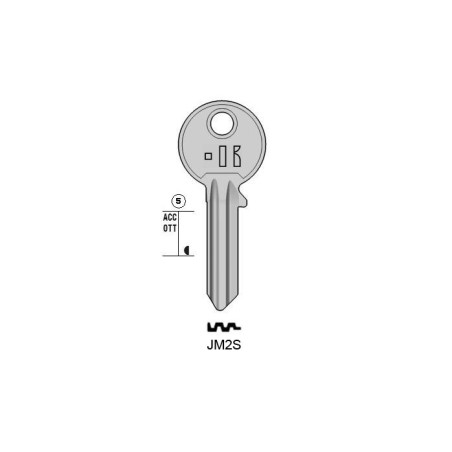 JM2S - CLES PLATES ACIER KEYLINE S/JM2R J/JPM-2I