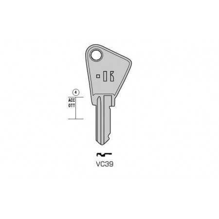 VC39 - CLES PLATES ACIER KEYLINE S/VAC61 J/VA-14D