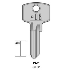CLES PLATES ACIER KEYLINE J/STS-ID