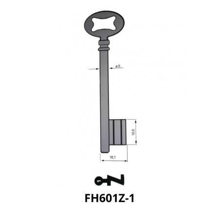 FH601Z-1 - CLE A CHIFFRE