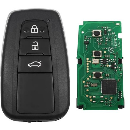 KD-TB36-3 Télécommande Keydiyavec transpondeur 8A, pour Toyota Corolla Camry et Lexus Support 