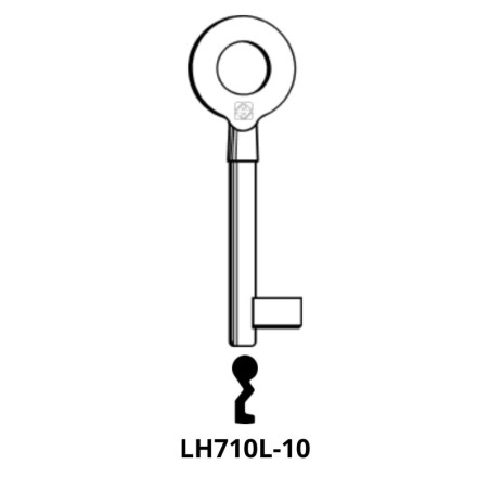 LH710L-10 - CLE A CHIFFRE