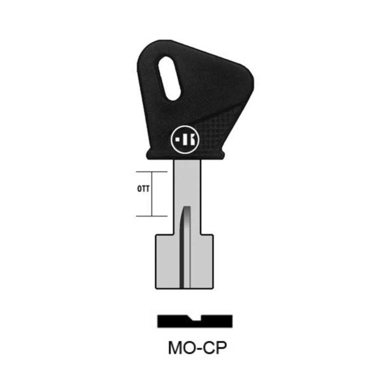 MO-CP - Clé KEYLINE à double pannetons S/ MT3P JMA/ MT-CGP