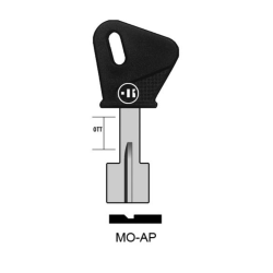 MO-AP - Clé KEYLINE à double pannetons S/ MT4P JMA/ MT-AGP