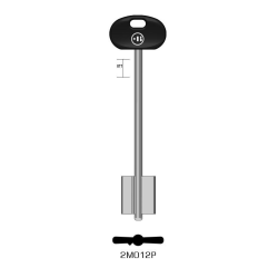 2MO12P - Clé KEYLINE à double pannetons S/ 5MT19P