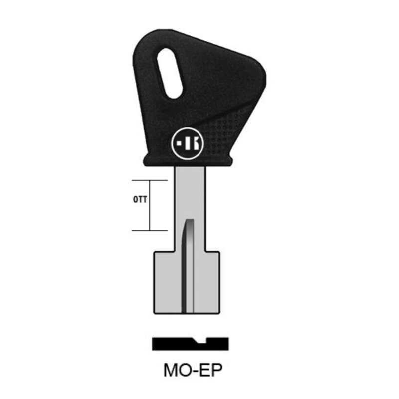 MO-EP - Clé KEYLINE à double pannetons S/ MT2P JMA/ MT-EGP