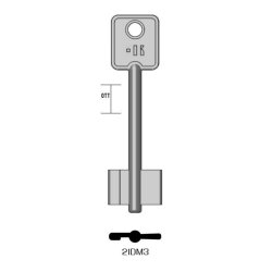 2IDM3 - Clé KEYLINE à double pannetons S/ 5ID11 JMA/ IDM-4G