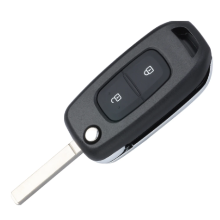 REN-C22R - COQUE RENAULT 2 BOUTONS RETRACTABLE
