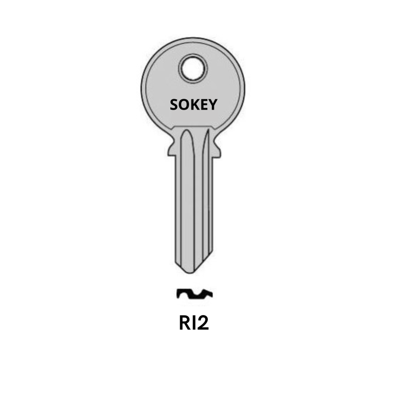 RI2 - Clés plate courantes SOKEY - S/RO8 KL/RI3 JMA/RO-10D