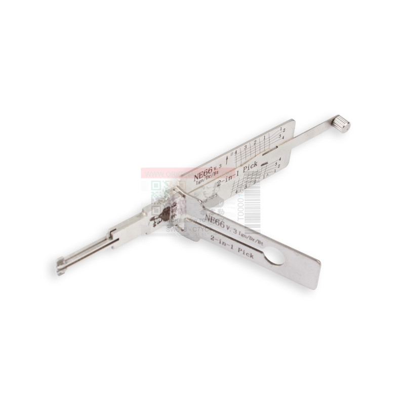 Crocheteur NE66 LISHI - Compatible pour serrures VOLVO