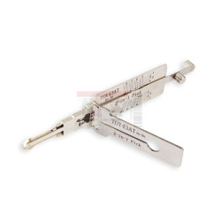 Crocheteur TOY43AT-AG - Origina Lishi - Compatible pour serrures TOYOTA Anti-éblouissement 
