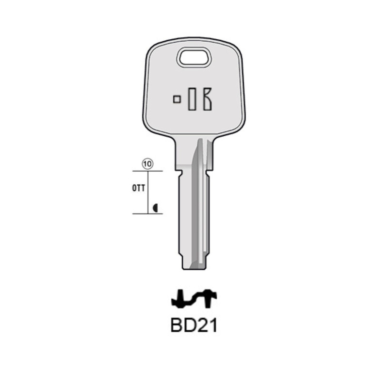 BD21 - CLES MICROPOINTS KEYLINE S/BD21 J/BRI-34