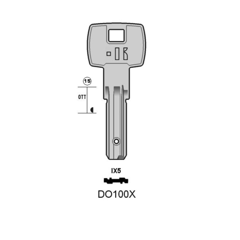 DO100X - CLES MICROPOINTS KEYLINE S/DM139 J/DOM-B1