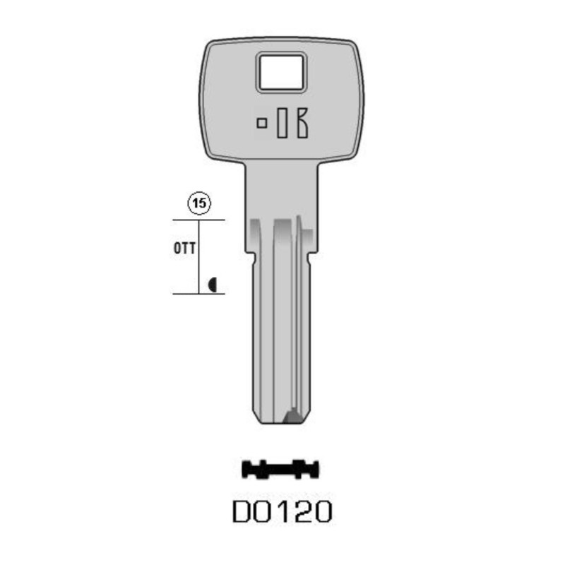 DO120 - CLES MICROPOINTS KEYLINE S/DM120 J/DOM-22