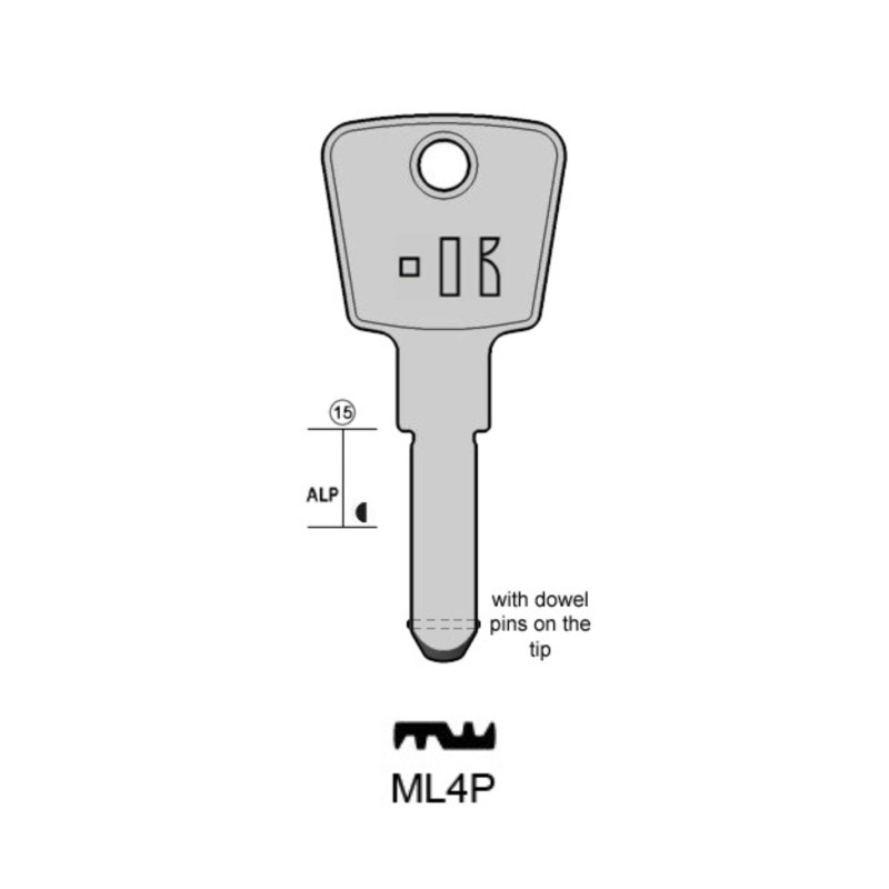 MLP - CLES MICROPOINTS KEYLINE J/MUL-T3P