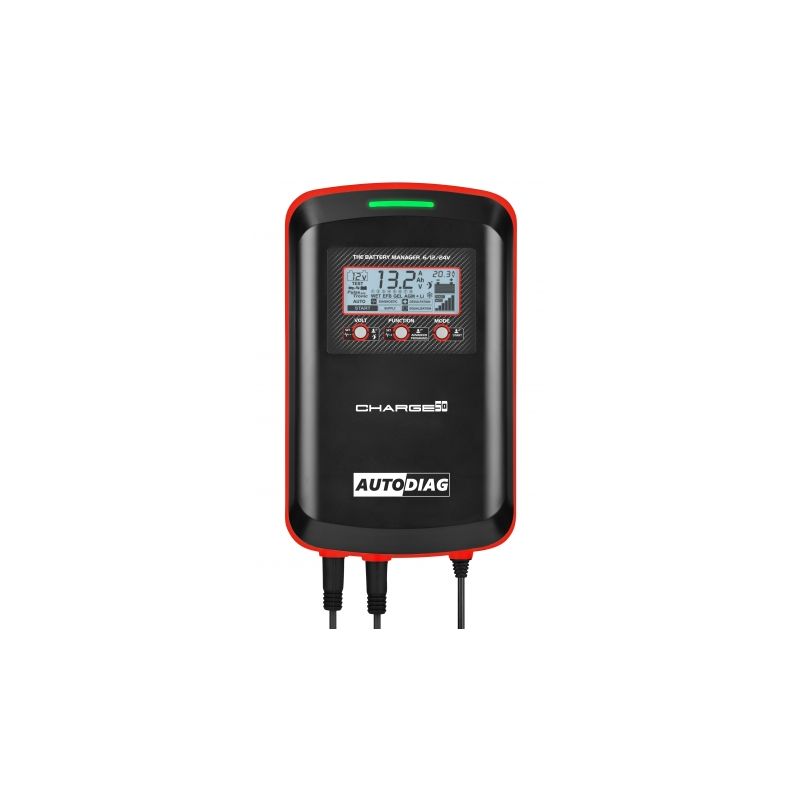 AUTODIAG 50 – Smart Inverter Battery Charger & Maintainer 6/12/24V | 50A