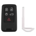 Coque de clé compatible Volvo 5 boutons Coque de clé compatible Volvo 5 boutons