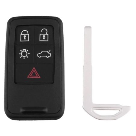 Coque de clé compatible Volvo 5 boutons