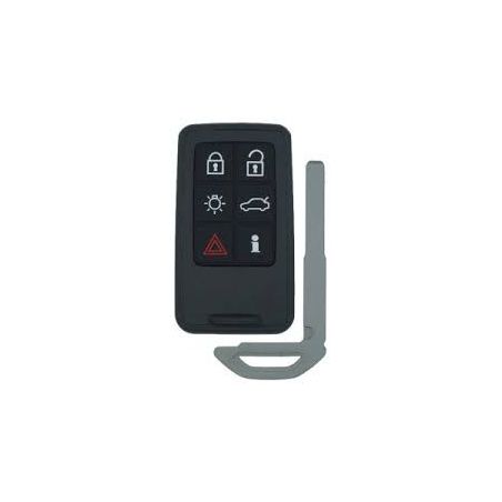 Coque de clé compatible Volvo 5 boutons