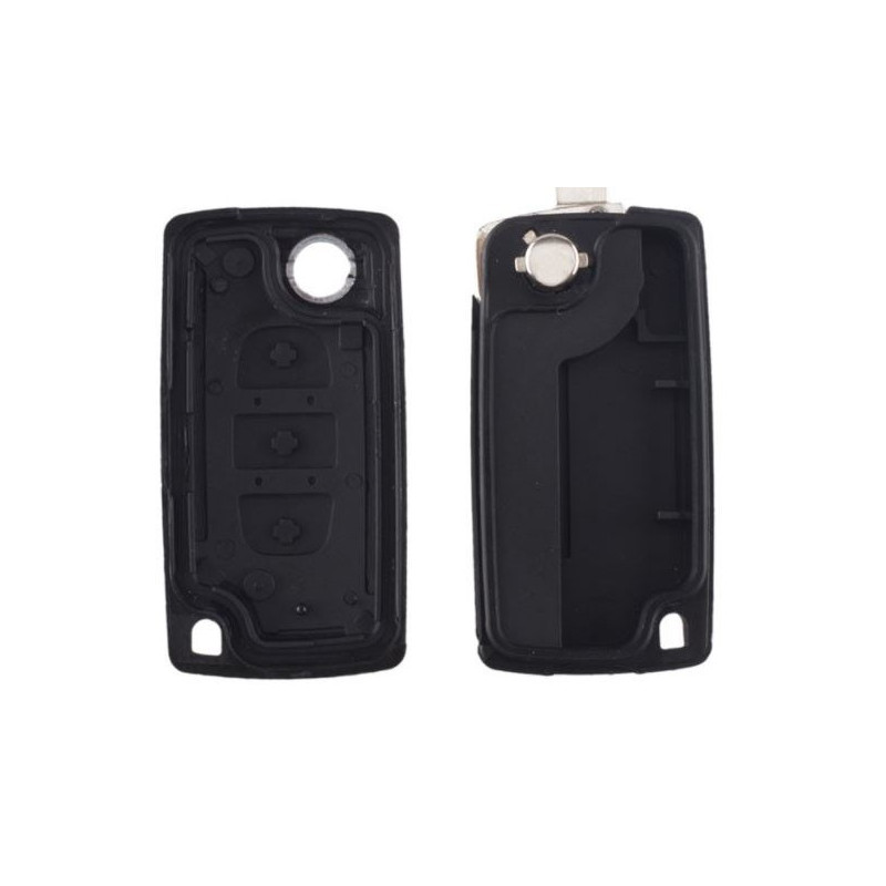 Coque clé Peugeot 307 de 2005 à 2007 - 2 boutons - pile circuit - Keyfirst