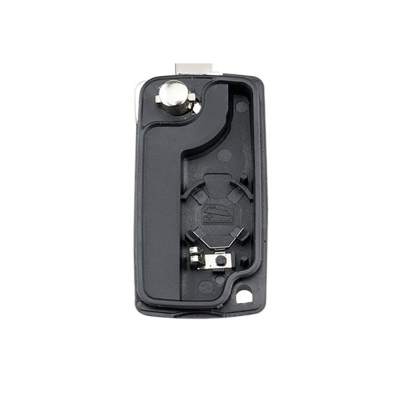 Coque clé Peugeot RCZ de 2010 à 2015 - 3 Boutons Coffre - Pile sur coque - PSA-C3 - Keyfirst