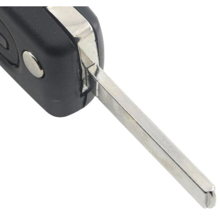 Coque clé Citroen Berlingo de 2010 à 2015 - 3 Boutons Coffre - Pile sur coque - PSA-C3 - Keyfirst