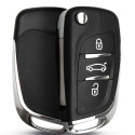 PSA-T3 - Coque clé C4 de 2011 à 2016 - Pile sur circuit - Keyfirst PSA-T3 - Coque clé C4 de 2011 à 2016 - Pile sur circuit - Keyfirst