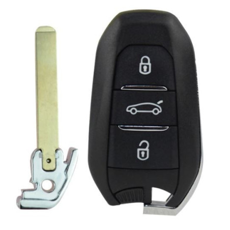 PSA-H31 - Coque clé mains libres Peugeot 308 SW de 2014 à 2019 - Pile sur Coque - Keyfirst