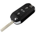 PSA-H32 - Coque clé Peugeot 2008 de 2012 à 2016 - 3 Boutons coffres - Keyfirst Pile sur Coque PSA-H32 - Coque clé Peugeot 2008 de 2012 à 2016 - 3 Boutons coffres - Keyfirst Pile sur Coque