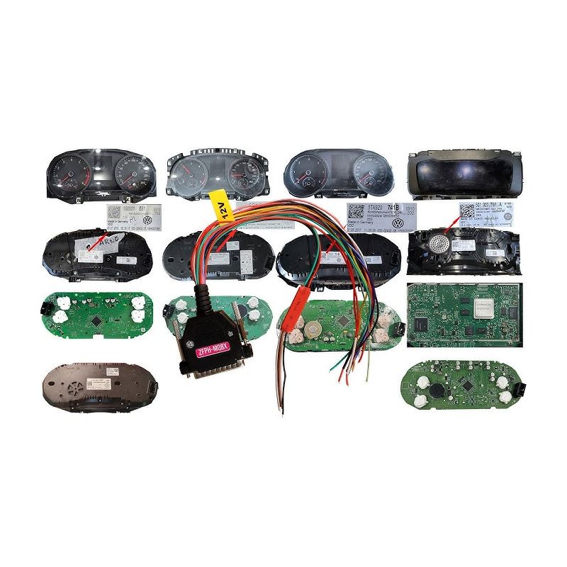 ZFPH-MQBX IEA - Module de lecture amélioré VAG MQB CLUSTER avec microcontrôleur V850 (Nécessite un pack d’activation logiciel)".