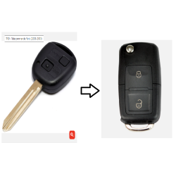 TOY-CIR28 - Control remoto Yaris (2006-2011) N/P: 890700D090 - 890700D09084