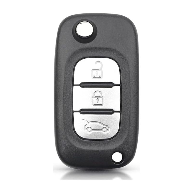 REN-CIR5C - Clé Compatible pour Renault pour Clio 3 de 2007 à 2014