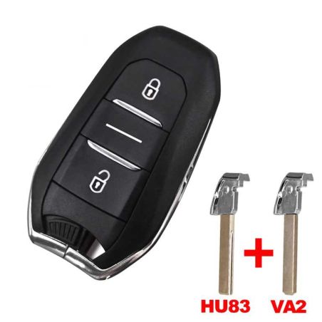 PCD-CIR309 - Llave Manos libres adaptable Keyfirst compatible para Peugeot 5008 de 2019 a 2022, 3 botones (maletero) IM3A