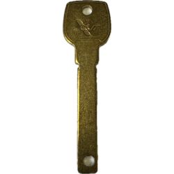 Schlüsselrohling Buchstabe E AN-SAN – Stärke 2,5 mm – Für Mikropunkt-Profil – Kompatibel mit X-CUT | CDM-109
