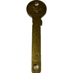 BKN25 – Llave en Bruto Letra B AN-SAN – Espesor 2,5 mm – Perfil Llave Plana – Compatible con X-CUT