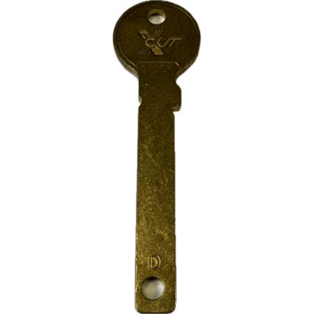 BKN31 - Clé Brute Lettre D  AN-SAN – Épaisseur 3.10 mm – Pour profil Clé Plates  - Compatible X-CUT | CDM-109