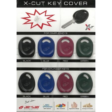 BKN-KC08 Cabezal de Plástico Verde para Llave Plana XCUT – Compatible con A, C, A+, C+ – Paquete de 10 Unidades