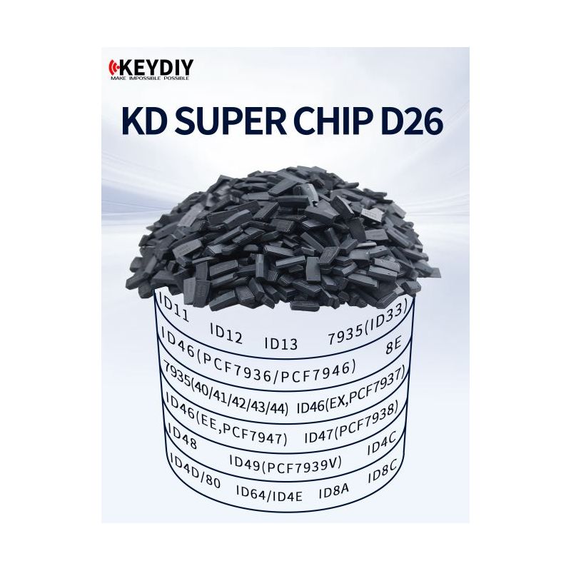 Super Transponder KD26 KEYDIY – Chip Universale ad Alte Prestazioni per Chiavi Auto
