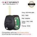 copy of REN-CIR5B - Remote Control 2 buttons Clio Kangoo ModusPCF7947 copy of REN-CIR5B - Remote Control 2 buttons Clio Kangoo ModusPCF7947