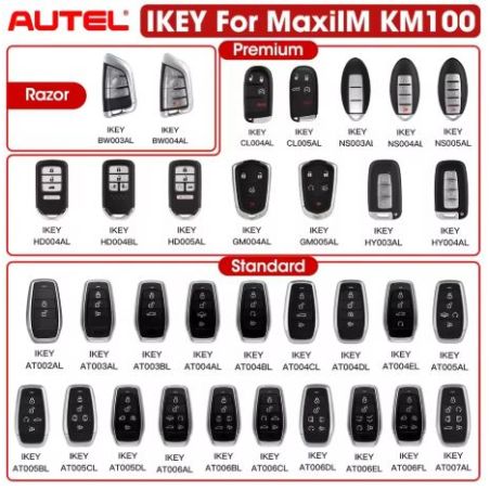 AUTEL IKEYAT004CL Mando Smart Key Universal de 4 Botones | Ref. IKEY13