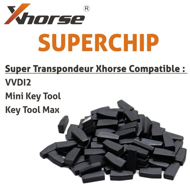 Xhorse VVDI Super Chip XT27A01/XT27A66 – Universal Transponder Compatible with VVDI2, Mini Key Tool, Key Tool Max