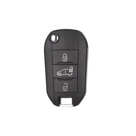 Chiave telecomando aftermarket 3 pulsanti – 433 MHz – HU83 – HITAG AES – Per Peugeot, Citroën, Fiat, Opel, Toyota (2023–2025)