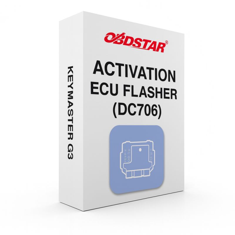 OBDSTAR KEYMASTER G3 | ECU Flasher Activation - DC706 (ECM + TCM + Body Flasher)
