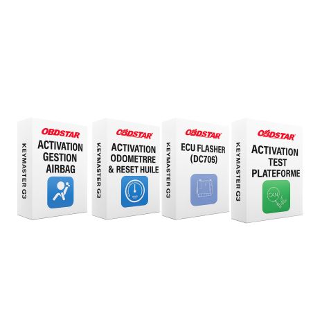 OBDSTAR KEYMASTER G3 Full Pack | ECU Flasher Activation + Test Platform + Airbag + Odometer