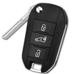 PCD-CIR321 - Clé Mains Libres Compatible pour Peugeot3 ID46|PCF7941|433mhz|5FA01035304