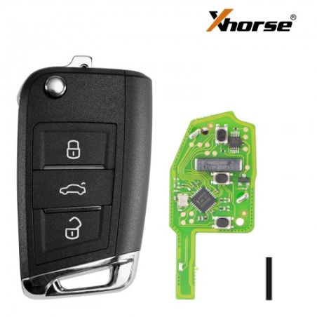 XSMQB1EN Clé Télécommande de voiture Universelle XHORSE compatible Multimarques style MQB/VAG™ | XHS-04 XSMQB1EN Clé Télécommande de voiture Universelle XHORSE compatible Multimarques style MQB/VAG™ | XHS-04