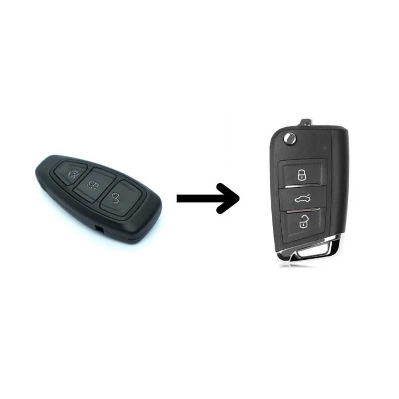 Clé Télécommande Aftermarket Ford™ Focus™ Fiesta™ Kuga™ Mondeo™ Puma™ (2019-2025) | FOR-CIR16AG