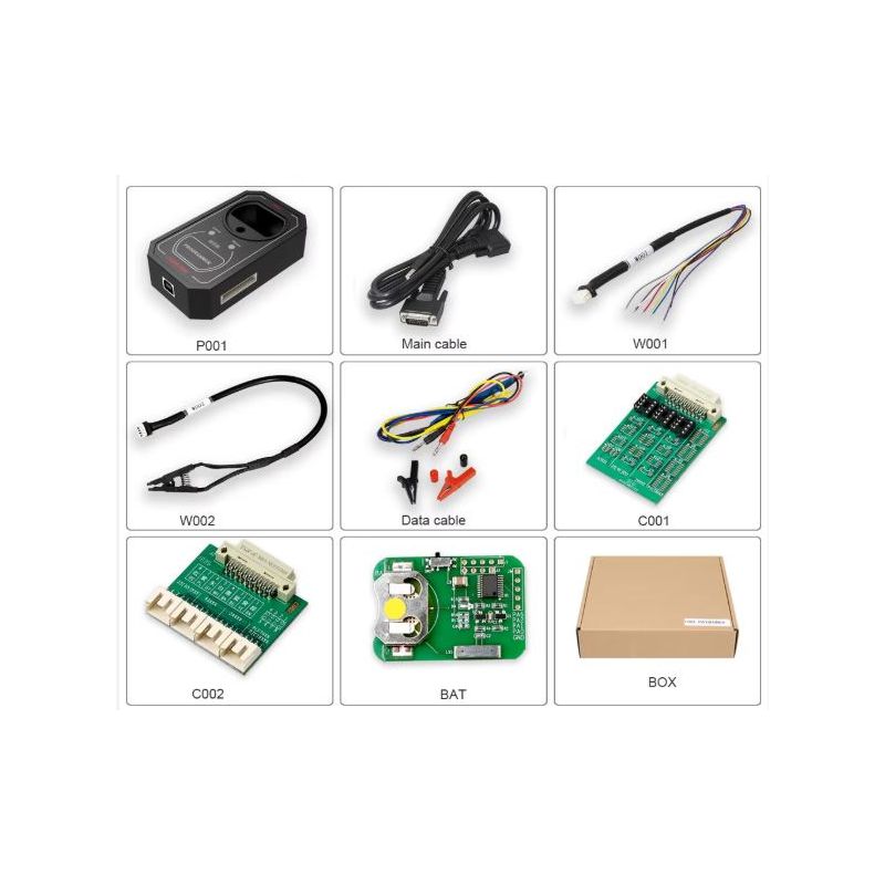 OBDSTAR P001 | 3-in-1 Programmer for X300 DP / X300 DP Plus / Key Master DP | Includes EEPROM, RFID, Key Renew Adapters