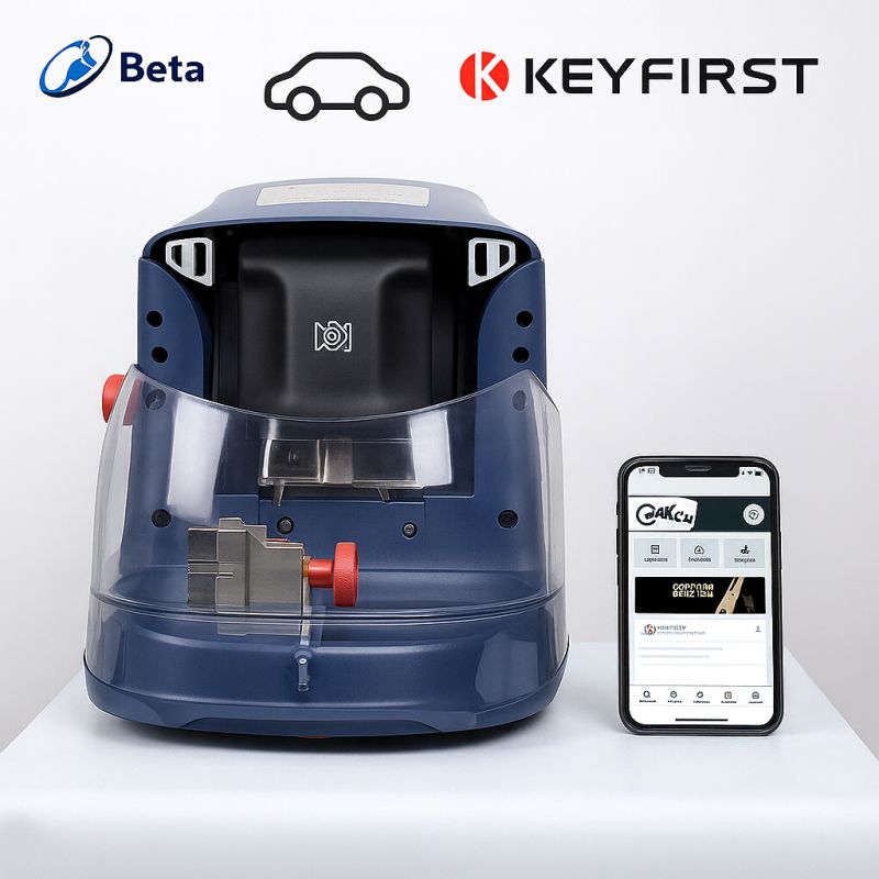 Kukai Beta Pro | Mobile elektronische Schlüsselkopiermaschine für Autoschlüssel | Automotive-Version